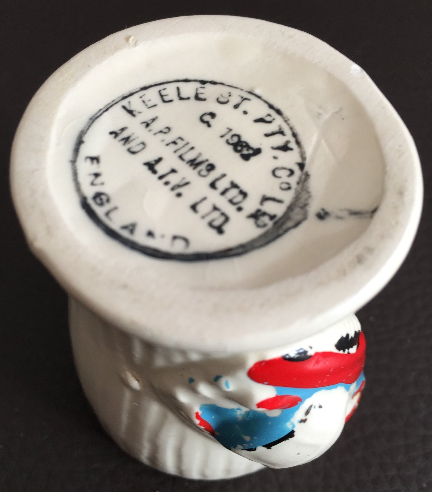 Vintage Gerry Andersons 1962 Keele St Pottery Co Ltd A P Films Supercar Egg Cup - Shop Stock Room Find