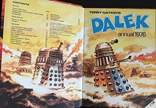 Vintage Terry Nations The Dalek Annual 1976. Unsold Former Shop Stock