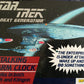 Vintage 1994 Star Trek The Next Generation USS Enterprise NCC-1701D Talking Alarm Clock - Speaks In English And Klingon - Shop Stock Room Find