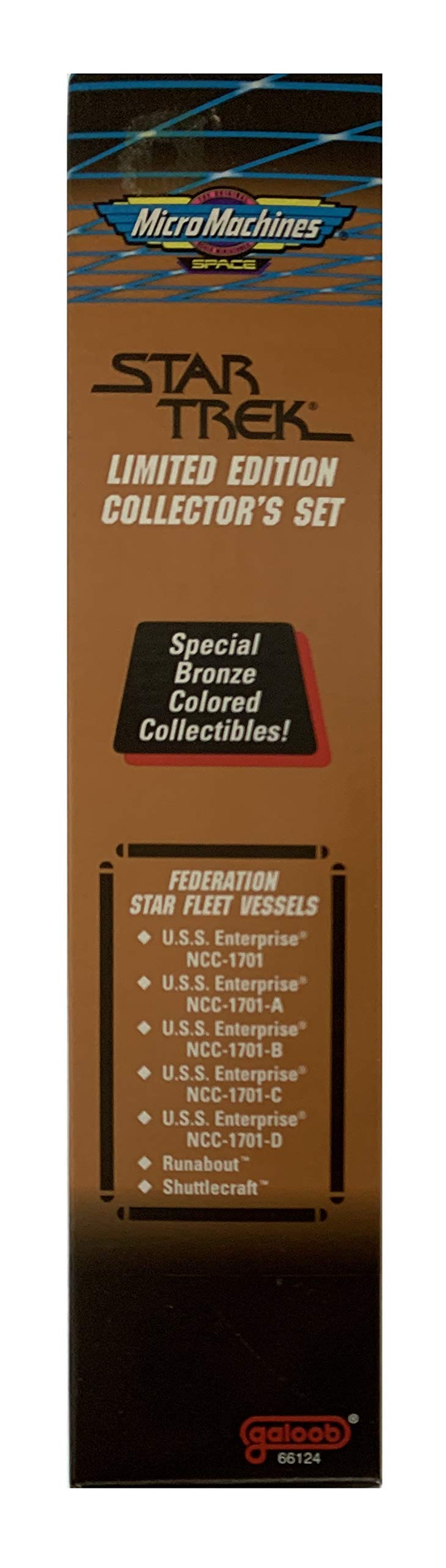 Vintage 1995 Star Trek Micro Machines Bronze Limited Edition Collectors Set The Enterprise Edition - Brand New Factory Sealed Shop Stock Room Find