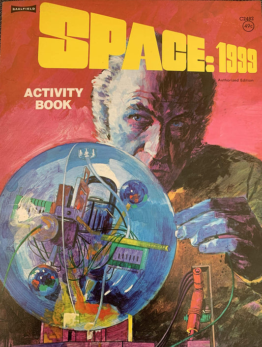 Vintage 1975 Gerry Andersons Space 1999 Activity Activity Book - Unused - Unsold Shop Stock Room Find