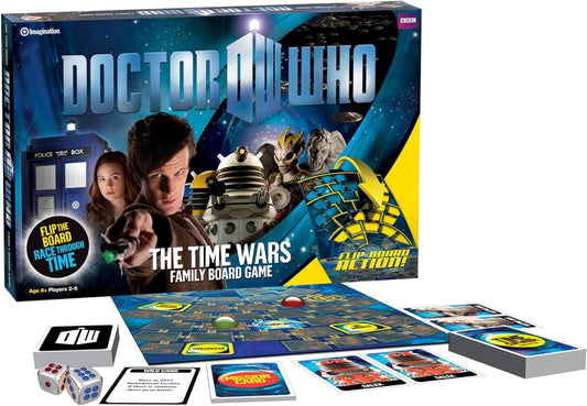 Vintage Imagination 2010 Doctor Dr Who The Time Wars Family Board Game - Factory Sealed Shop Stock Room Find.