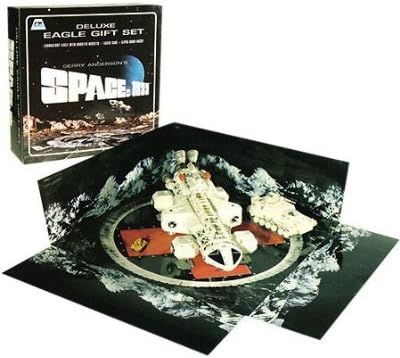 Vintage 2006 Gerry Andersons Space 1999 Deluxe Eagle Gift Set - Includes Laboratory Eagle Transporter With Booster Rockets, Laser Tank And Alpha Moon Buggy - Shop Stock Room Find.