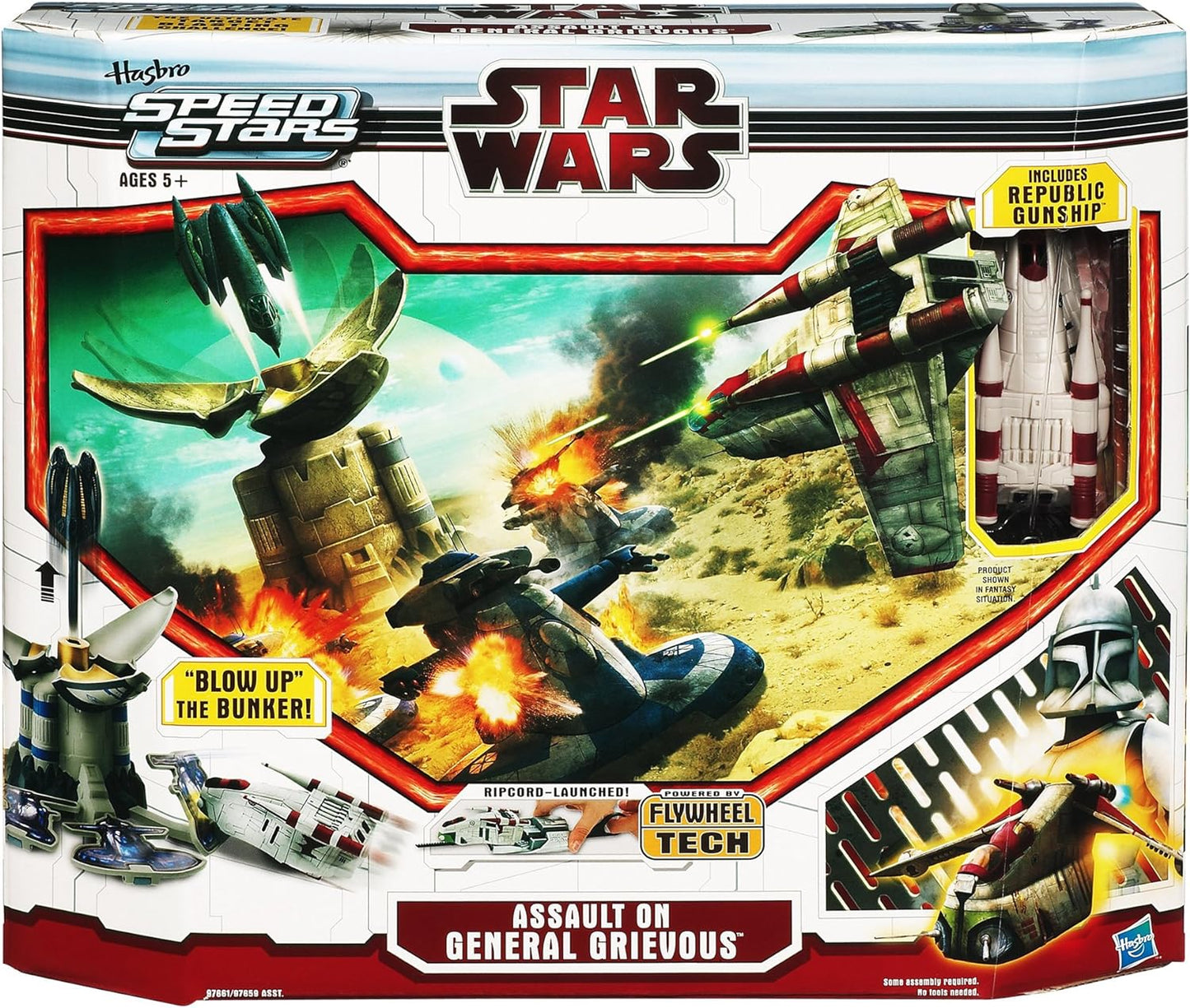 Vintage 2010 Star Wars Micro Machines Speed Stars Assault On General Grievous The Ultimate Target Blasting Challenge - Factory Sealed Shop Stock Room Find