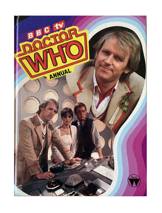 Vintage The Dr Who Annual 1984 Starring Peter Davison As The Doctor - Unsold Former Shop Stock