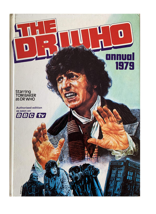Vintage The Dr Who Annual 1979 Starring Tom Baker As The Doctor - Unsold Former Shop Stock