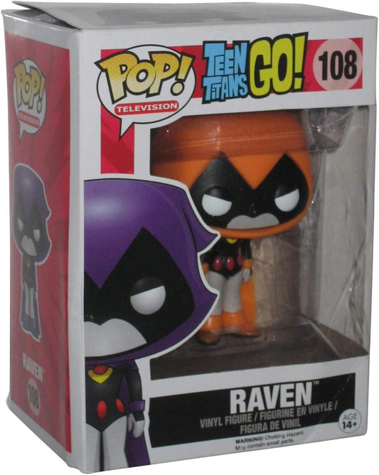 Vintage 2016 DC Comics Teen Titans Go! Pop Television Vinyl Figure - Raven No. 108 - Brand New Shop Stock Room Find