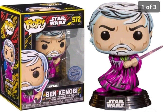 Funko 2022 - Star Wars - Ben Kenobi Pop Vinyl Bobble Head Figure No. 572 - Target Exclusive - Brand New Factory Sealed