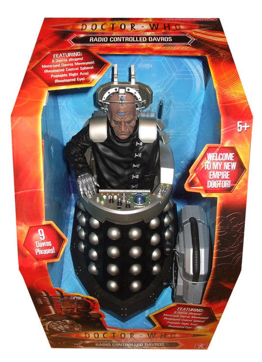 Vintage 2008 Doctor Dr Who 12 Inch Electronic Radio Controlled Talking Davros Collectors Action Figure - Factory Sealed Shop Stock Room Find