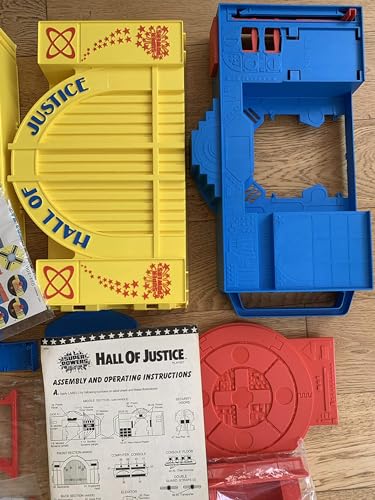 Super Powers Collection Vintage Kenner Original Hall Of Justice Playset - Headquarters Of The Justice League Shop Stock Room Find