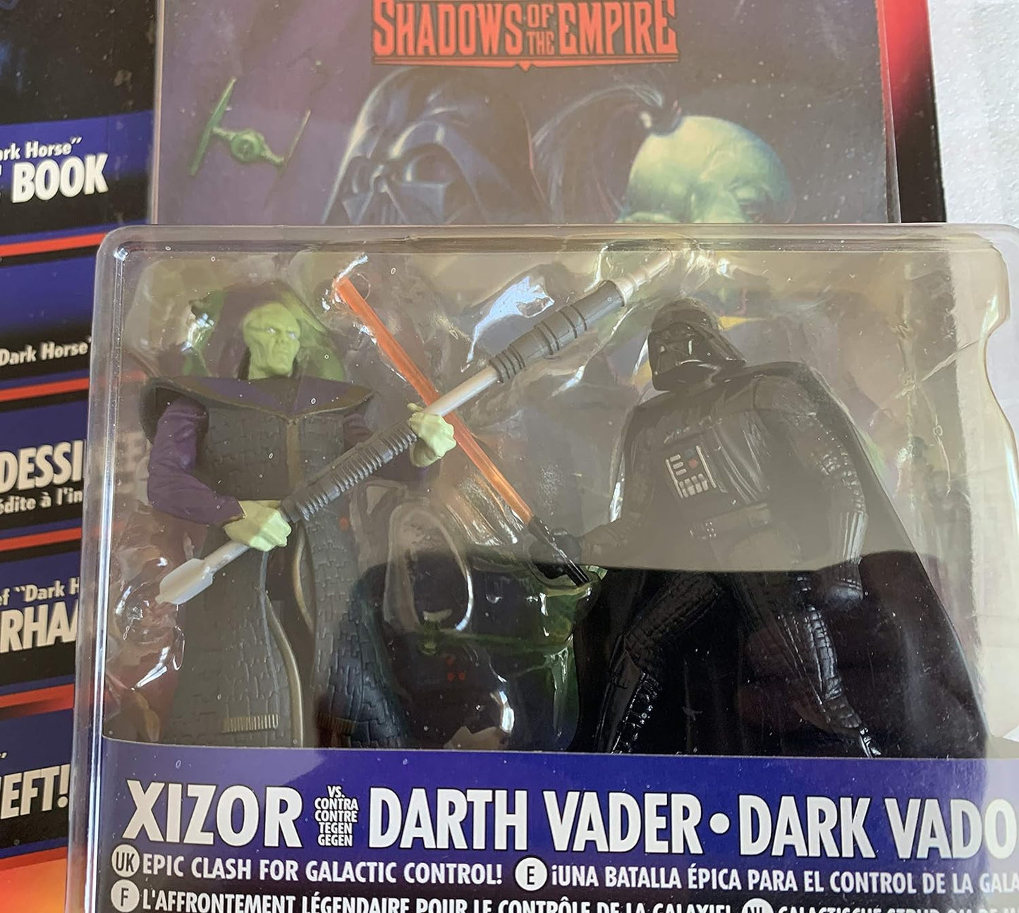 Star Wars Shadows of the Empire Prince Xizor Vs Darth Vader (EU) comic set