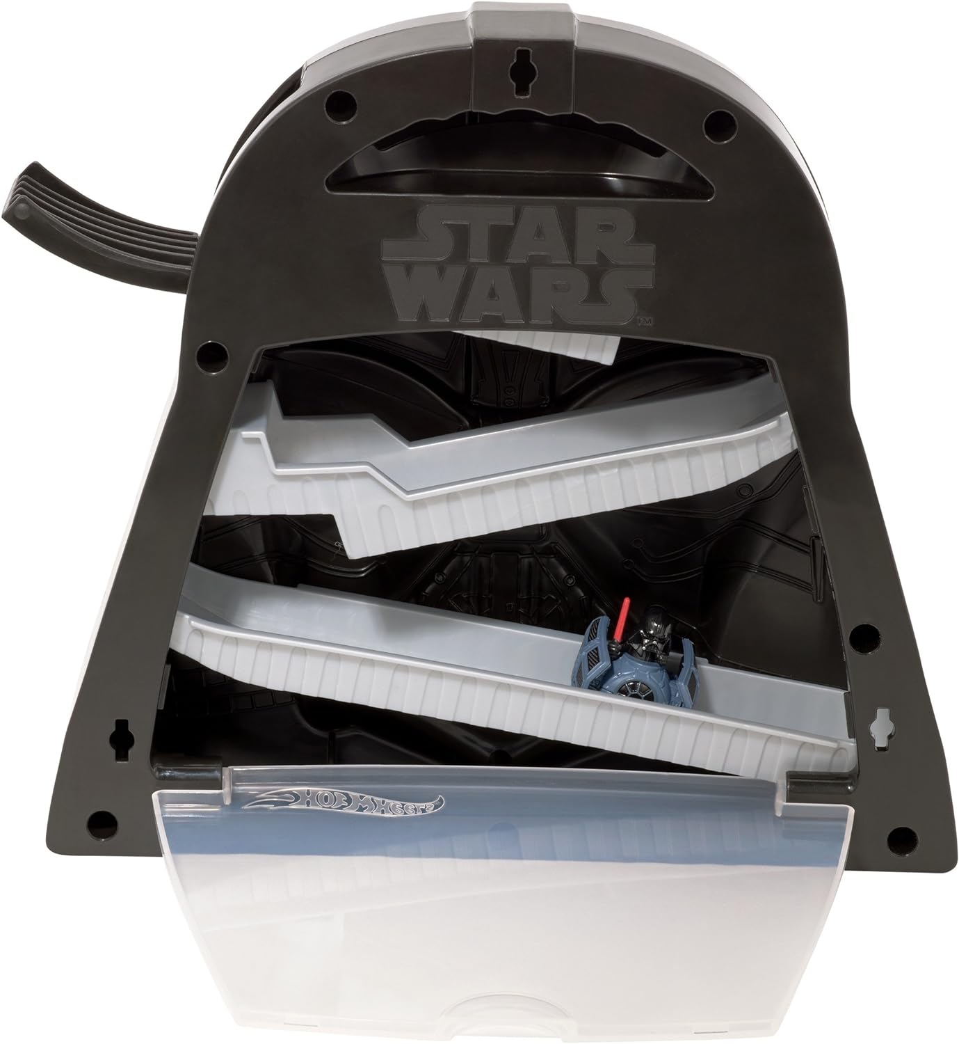 Mattel 2017 Star Wars Hot Wheels Battle Rollers - Darth Vader Play Case With Exclusive Darth Vader Tie Fighter Battle Roller - Brand New Factory Sealed Shop Stock Room Find