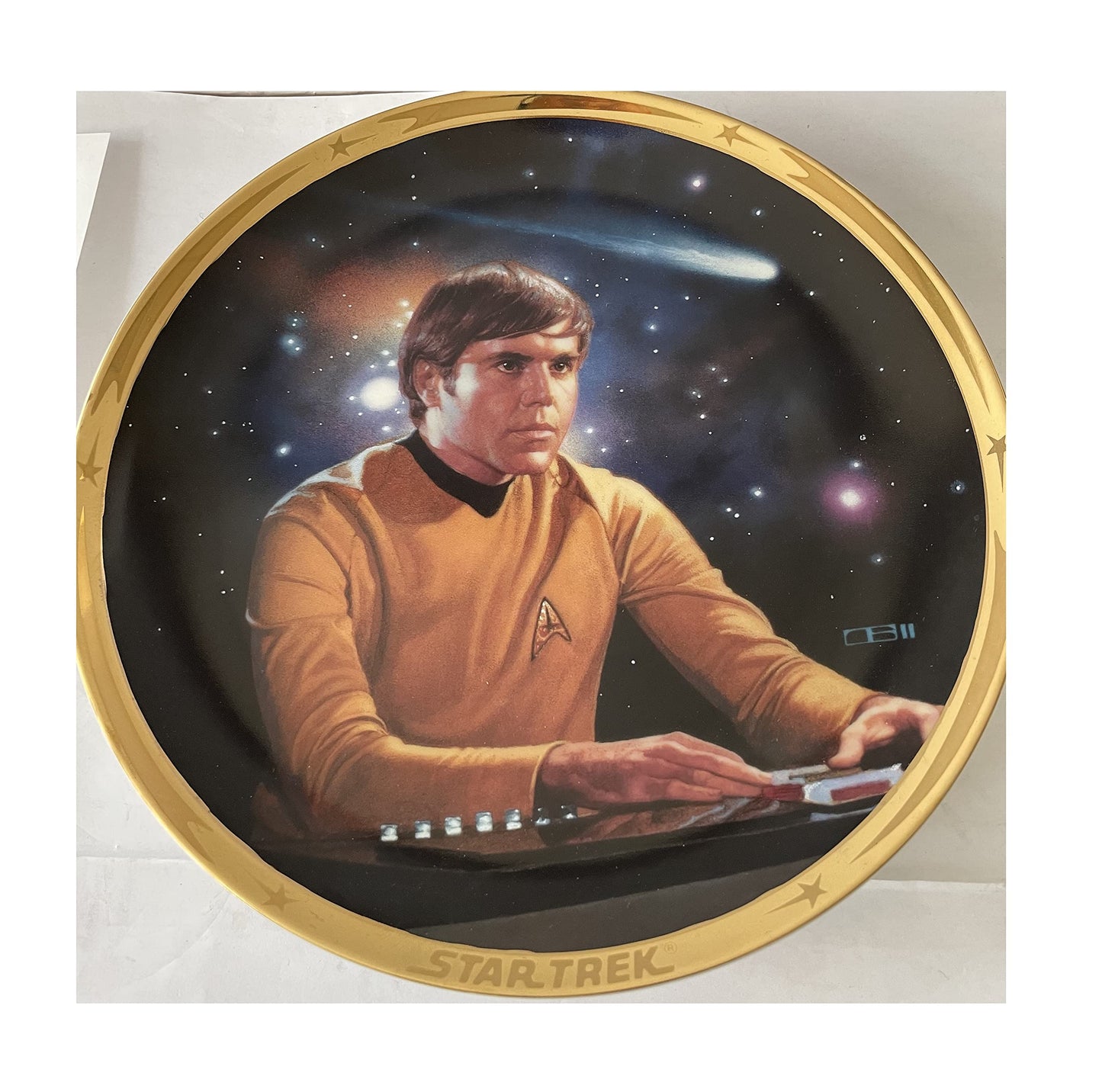 Vintage 1991 Star Trek The Original Series Pavel Chekov 25th Anniversary Commemorative Plate - Shop Stock Room Find