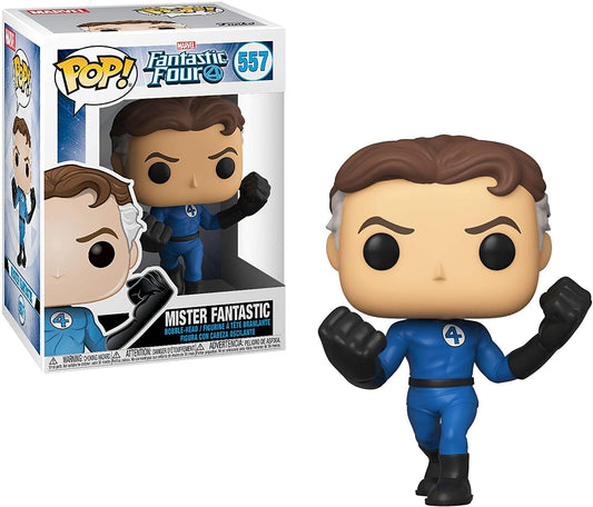 POP! 2019 Marvels The Fantastic Four Pop Vinyl Figure - Mister Fantastic Bobble-Head No. 557 - Brand New Shop Stock Room Find