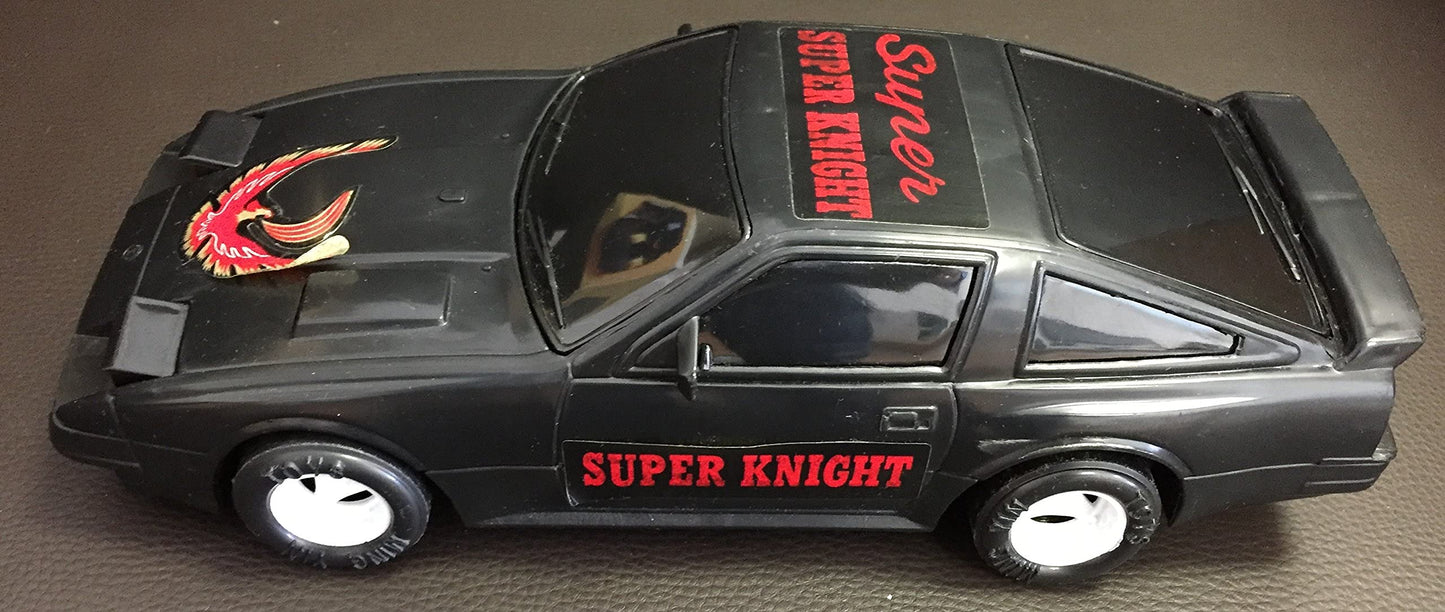 Vintage 1982 Min Yin Super Knight Rider Bootleg Battery Operated 1/16 Scale Model Car Nissan 300ZX Complete And Boxed