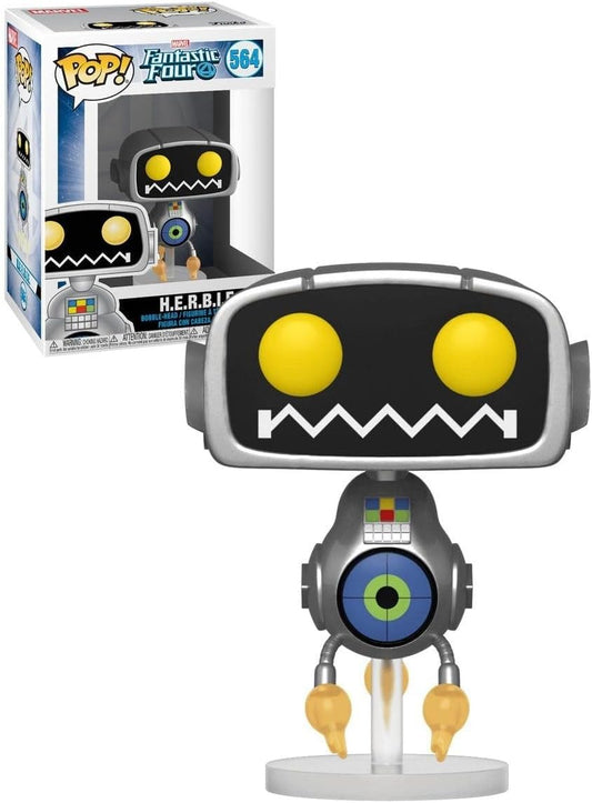 POP! 2019 Marvels The Fantastic Four Pop Vinyl Figure - H.E.R.B.I.E Bobble-Head No. 564 - Brand New Shop Stock Room Find