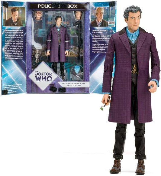 Vintage 2013 Character Doctor Dr Who The Time Of The Doctor Action Figure Collectors Set - Brand New Shop Stock Room Find