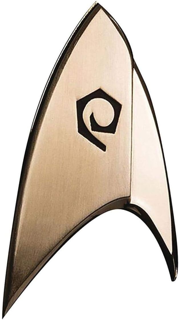 Quantum Mechanix Star Trek Discovery Starfleet Division Operations Badge Replica Brand New Factory Sealed