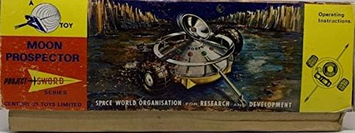 Vintage Gerry Andersons Ultra Rare Vintage 1967 Project Sword Battery Operated Moon Prospector By Century 21 Toys Limited Complete In The Original Box - Shop Stock Room Find
