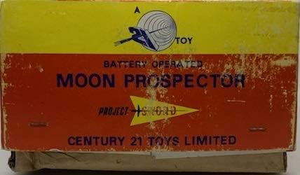 Vintage Gerry Andersons Ultra Rare Vintage 1967 Project Sword Battery Operated Moon Prospector By Century 21 Toys Limited Complete In The Original Box - Shop Stock Room Find