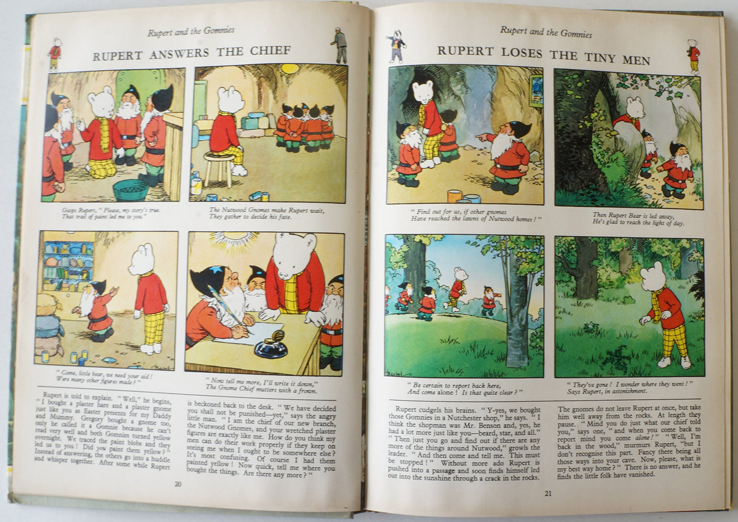 Vintage The Daily Express Rupert Bear Annual 1971 - Fantastic Condition