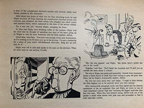 Vintage 1955 The Eagle Comics Dan Dare's Anastasia Jet Plane Presso Book With Press Out Model - Unused Shop Stock Room Find - Ultra Ultra Rare