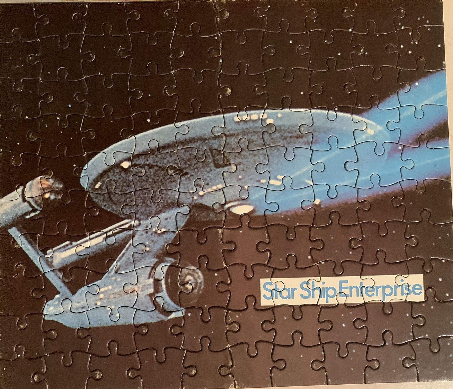 Vintage Star Trek 1972 Pleasure Products Jigsaw Puzzle Number 1 The Star Ship Enterprise Jigsaw In The Original Box