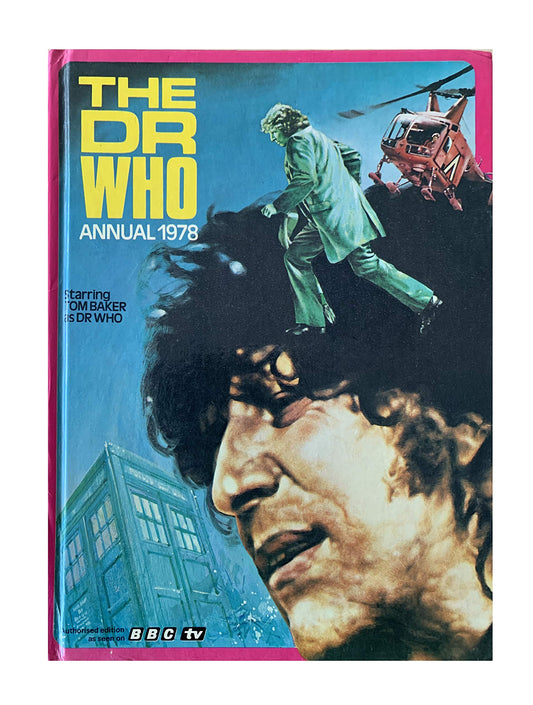 Vintage The Dr Who Annual 1978 Starring Tom Baker As The Doctor - Unsold Former Shop Stock
