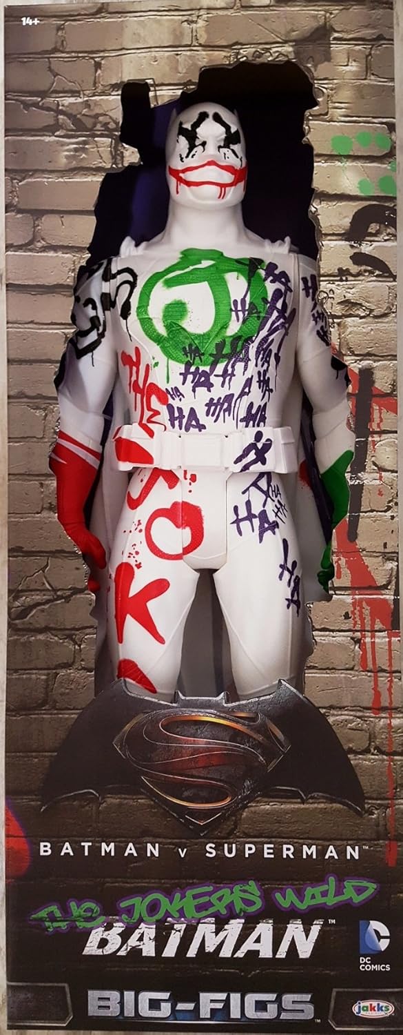 Vintage 2010 Jakks Pacific Batman v Superman: The Jokers Wild Batman 20-Inch Big Figs Action Figure - Convention Exclusive