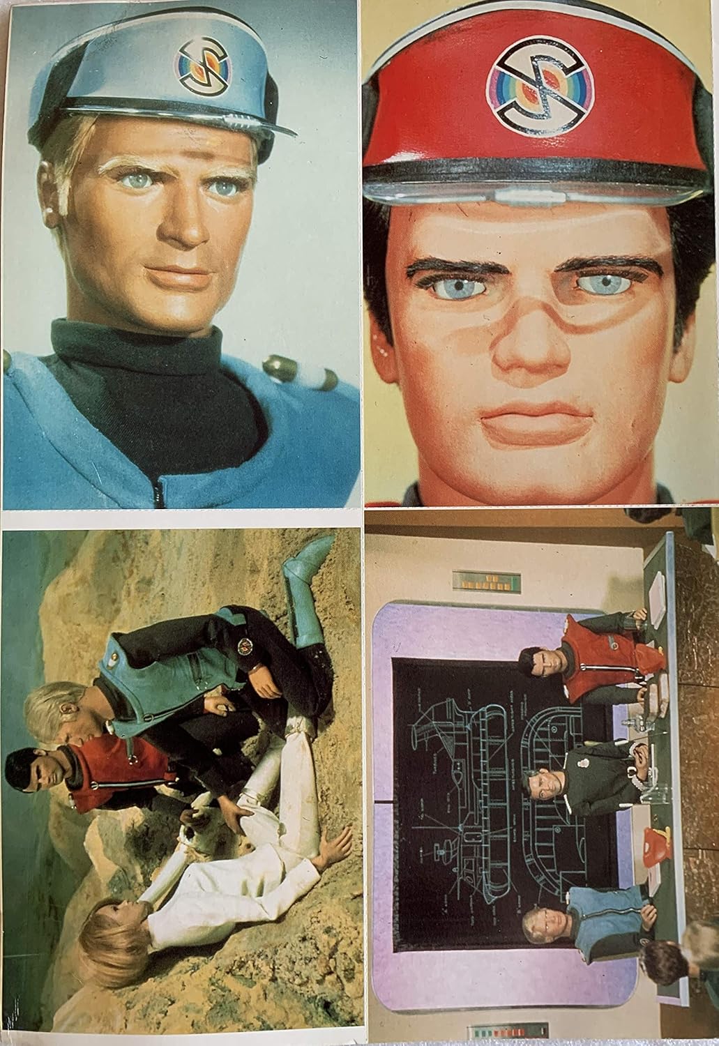 Vintage 1993 Gerry Andersons Captain Scarlet And The Mysterons 20 Exciting Colour Postcards Set - Brand New Shop Stock Room Find