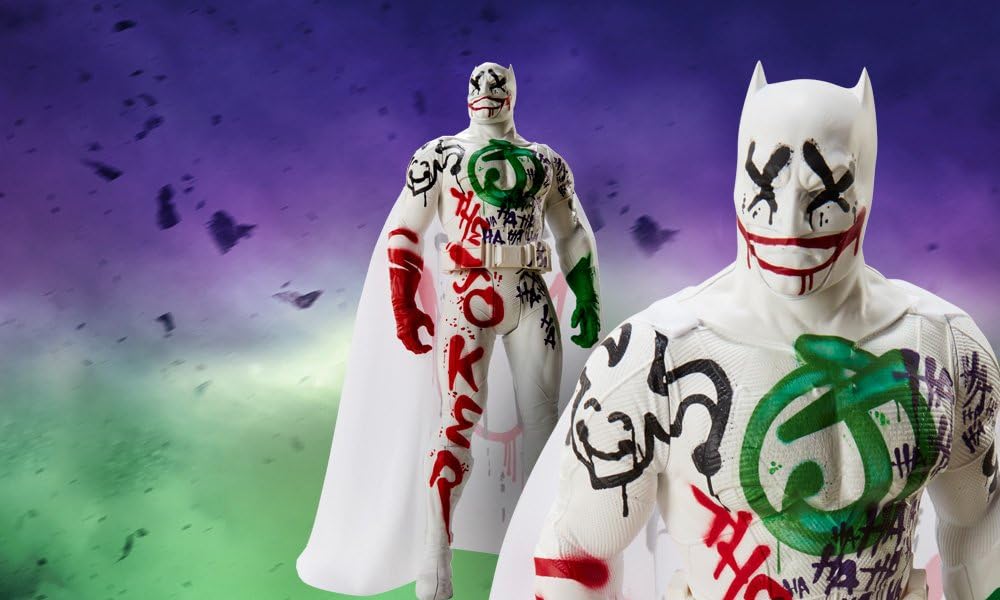 Vintage 2010 Jakks Pacific Batman v Superman: The Jokers Wild Batman 20-Inch Big Figs Action Figure - Convention Exclusive