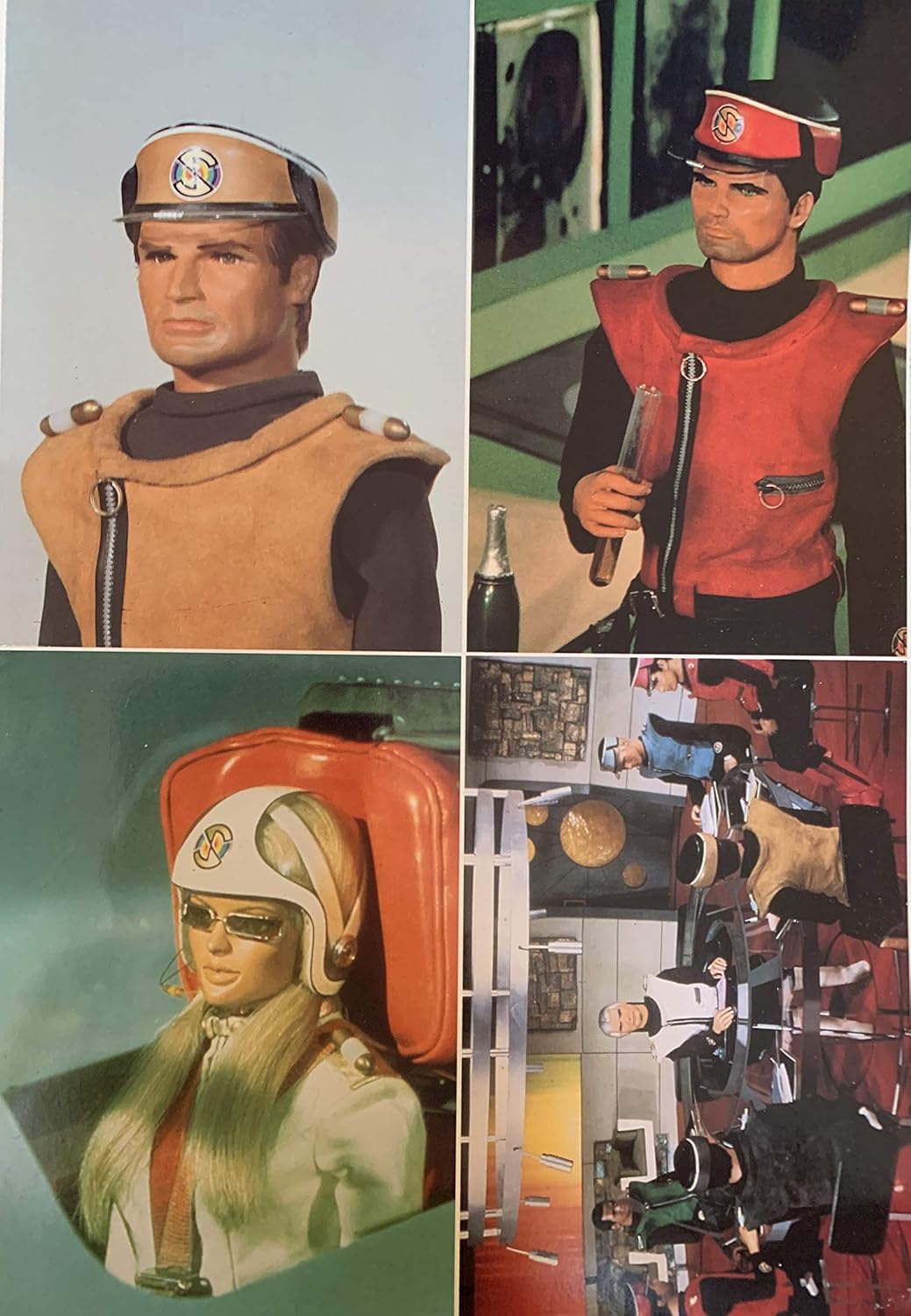 Vintage 1993 Gerry Andersons Captain Scarlet And The Mysterons 20 Exciting Colour Postcards Set - Brand New Shop Stock Room Find