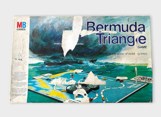 Vintage 1976 Bermuda Triangle Board Game - The Intriguing Game Of Vanishing Ships - Very Good Condition - 100% Complete - In The Original Box