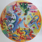Vintage Waddingtons 1950's The Eagles Dan Dare The Circular Jigsaw Puzzle 500 Pieces - A Montage Of Dan Dares Adventures - Fantastic Condition -100% Complete - In The Original Box