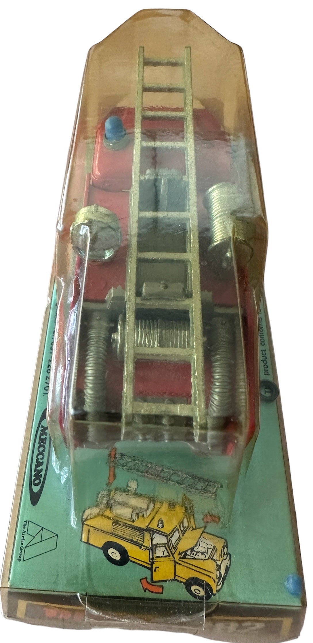 1973 Dinky Toys No. 282 Land Rover Fire Appliance Truck Diecast Metal Replica Vehicle Model - Shop Stock Room Find