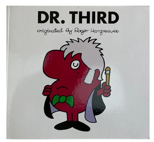 2018 Doctor Dr Who - Dr. Third - Roger Hargreaves Mr Men Paperback Nook 3 Of 13 - Brand New Former Shop Stock