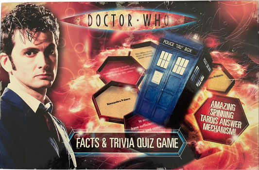 Vintage 2006 Doctor Dr Who Facts &amp; Trivia Quiz Game For All The Family - You Ask The Question - The Tardis Answers - Former Shop Counter Display Item