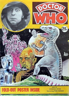 Vintage Legend Publishing 1975 Doctor Dr Who Poster Magazine Issue N0. 1 - Former Shop Stock