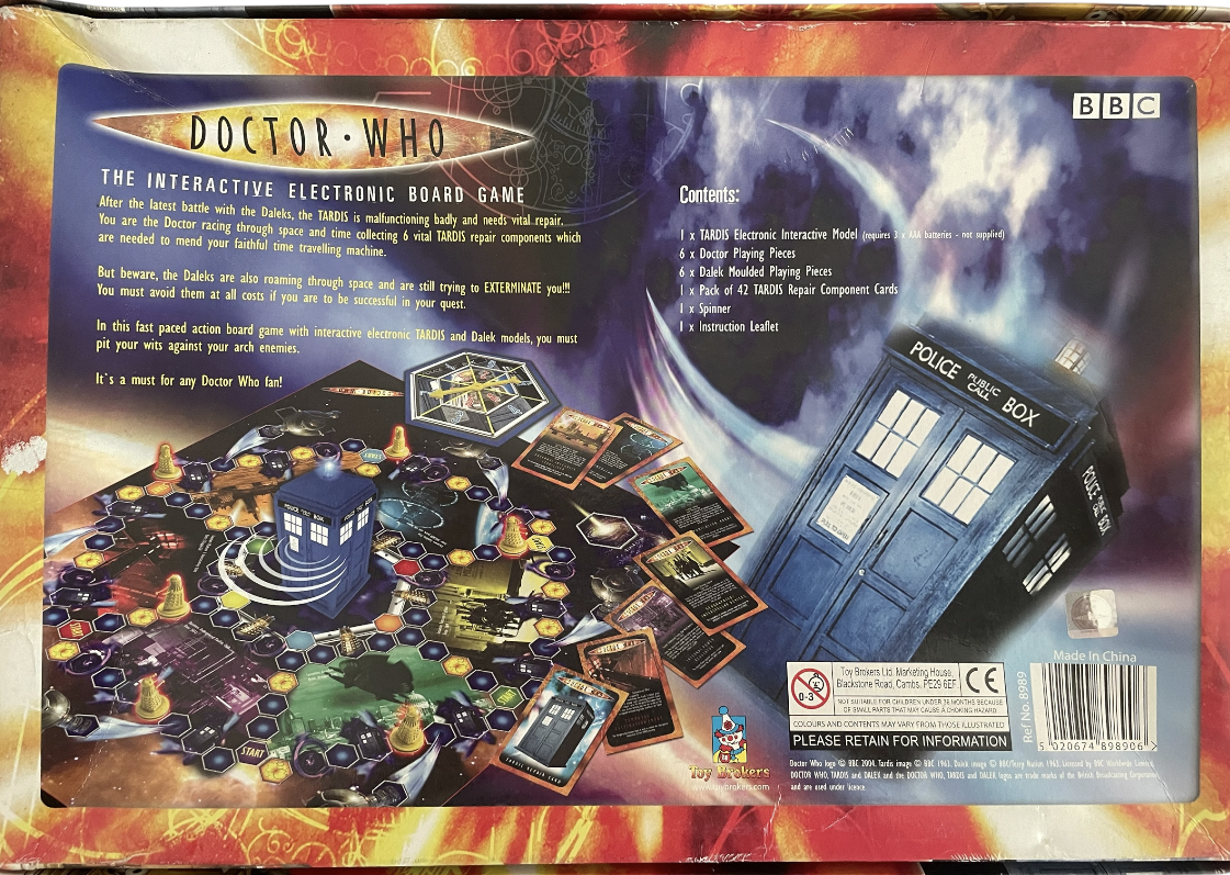 Vintage 2005 Dr Doctor Who The Interactive Electronic Board Game - Complete &amp; Working - Ex Shop Display Item