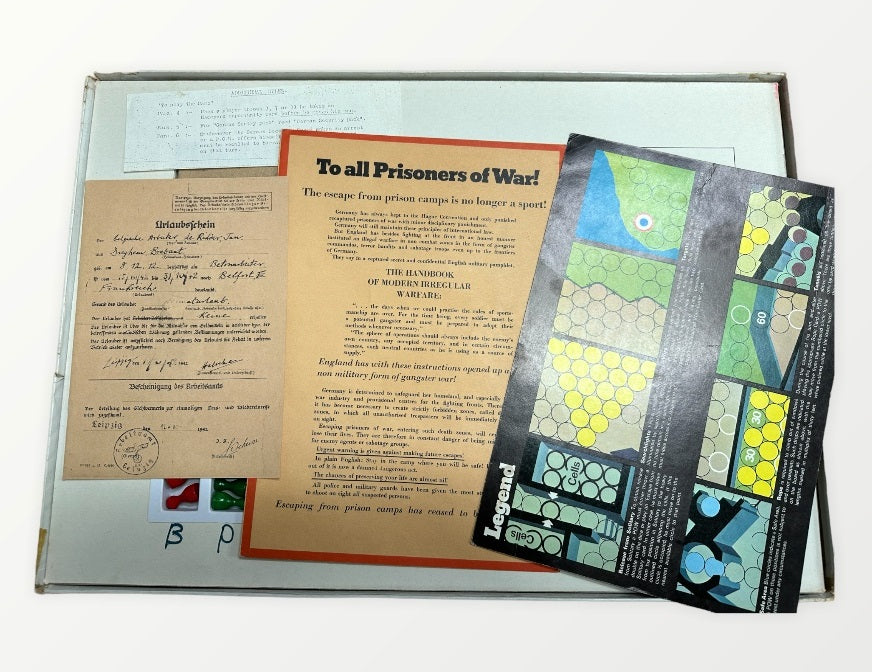 Vintage Palitoy / Parker Brothers Games Escape From Colditz Board Game - Very Good Condition - In The Original Box-