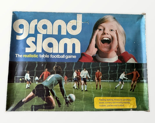 Vintage 1974 Grand Slam - The Realistic Table Football Game - Fantastic Condition 100% Complete In The Original Box