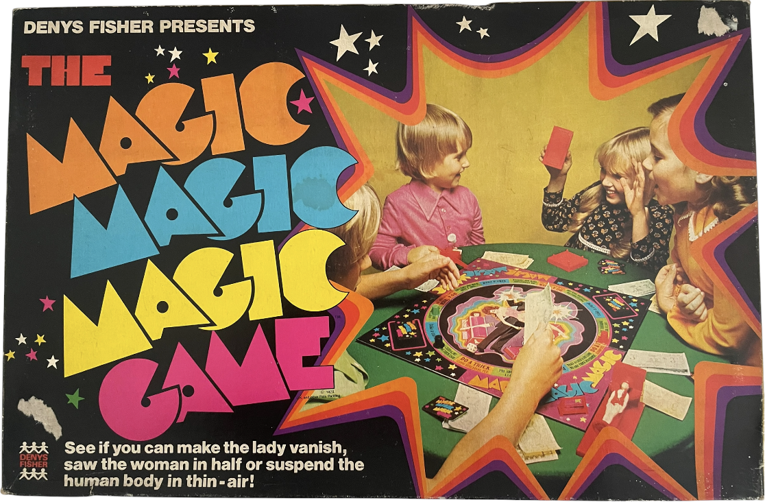 Vintage Denys Fisher 1975 - The Magic Magic Magic Board Game - Mint Condition Unused - Ex Shop Stock.