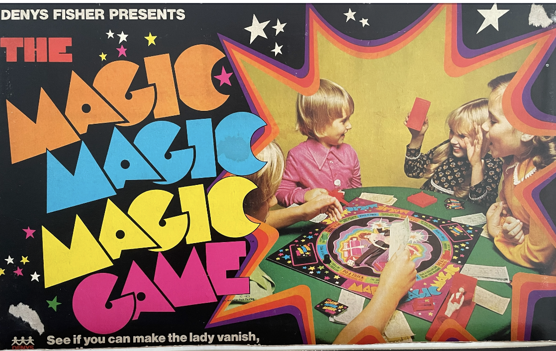 Vintage Denys Fisher 1975 - The Magic Magic Magic Board Game - Mint Condition Unused - Ex Shop Stock.