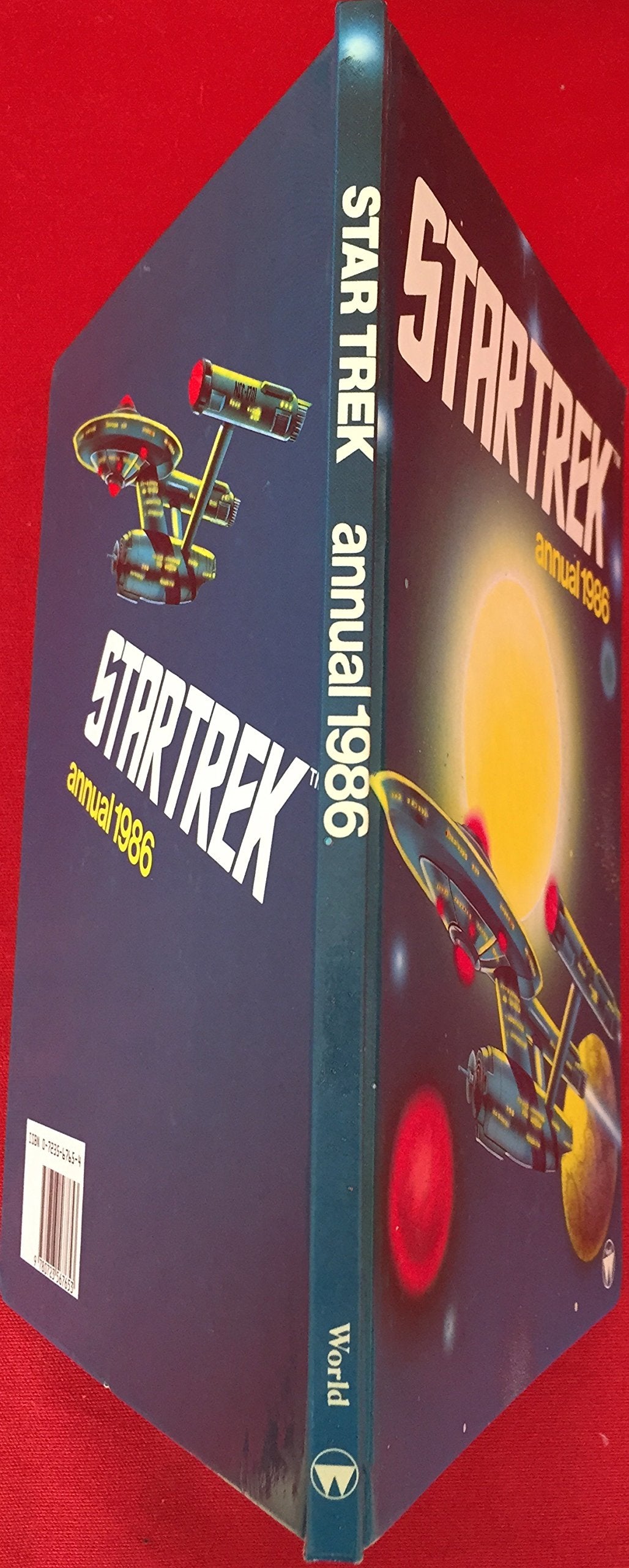 Vintage 1985 World Distributors - Star Trek Annual 1986 - Unsold Ex Shop Stock