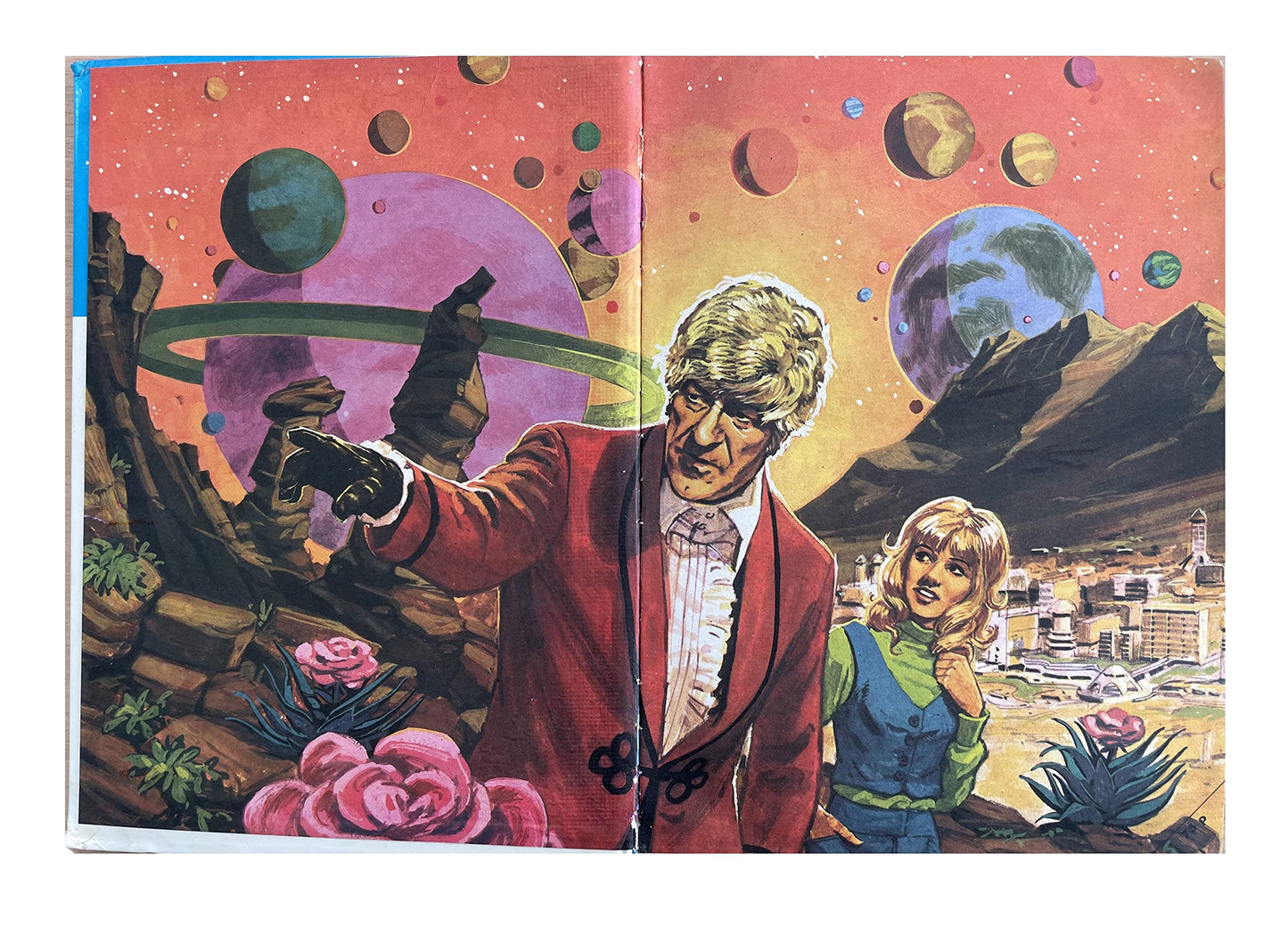 Vintage The Dr Who Annual 1974 Starring Jon Pertwee As Doctor Who Authorized Edition