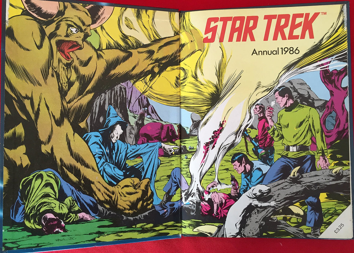 Vintage 1985 World Distributors - Star Trek Annual 1986 - Unsold Ex Shop Stock