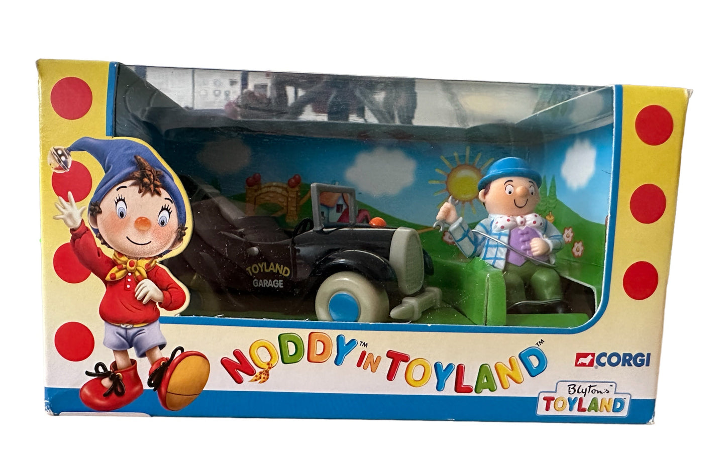 Vintage 2001 Corgi Noddy In Toyland - Mr Sparks Pickup Truck Die-Cast Model With Mr Sparks Figure - Brand New Shop Stock Room Find