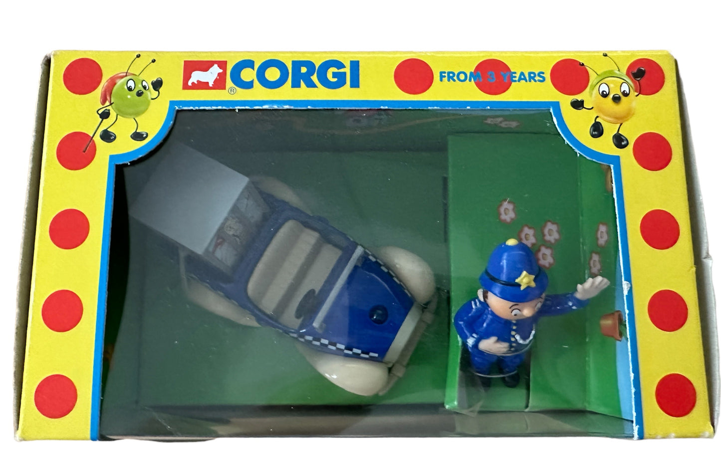 2001 Corgi Noddy In Toyland - PC Plods Police Car Die-Cast Model With PC Plod Figure