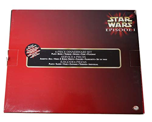Vintage 1999 Star Wars Episode 1 6 Piece Dinnerware Set Shop Stock Room Find