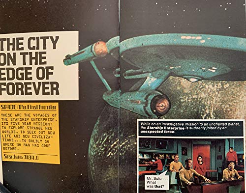 Vintage 1977 Star Trek Fotonovel No. 1 City On The Edge Of Forever Paperback Book - Very Good Condition